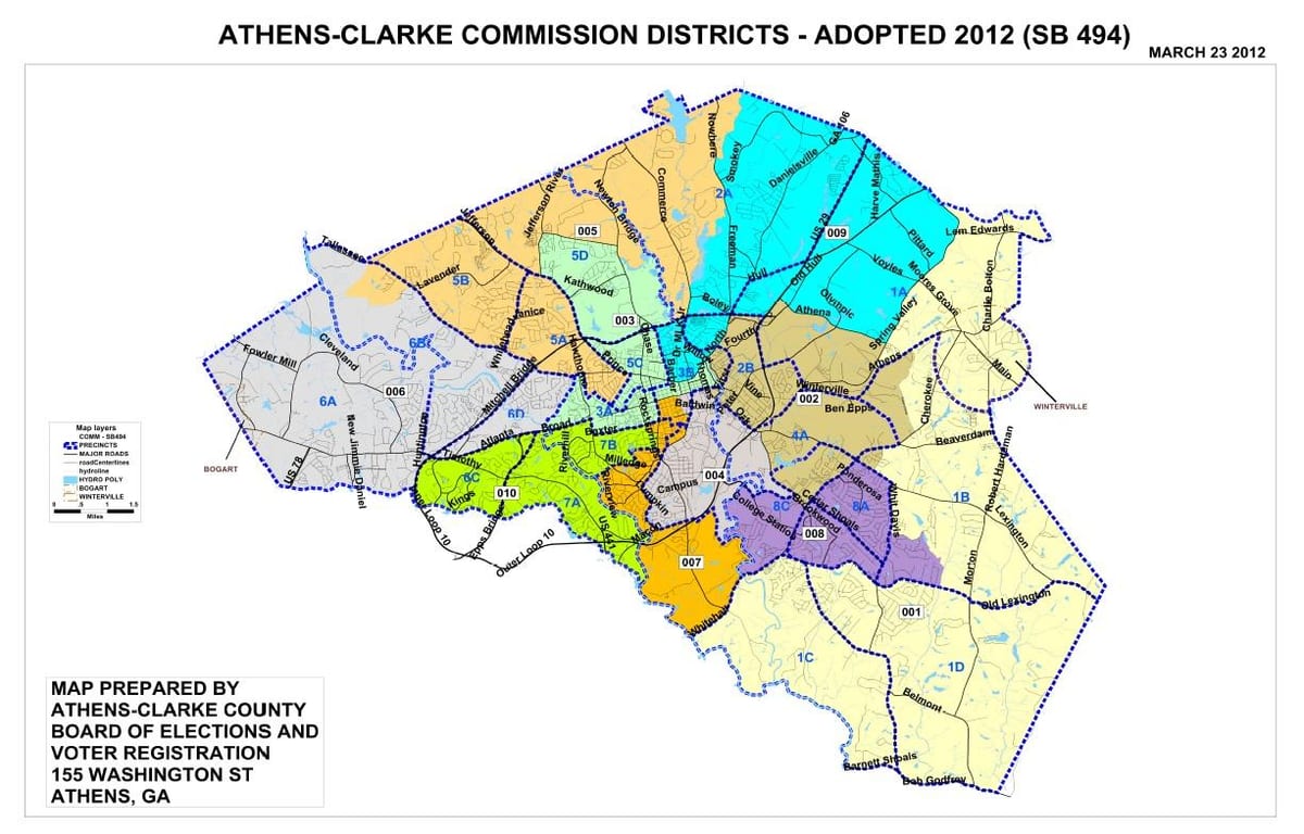 carte des quartiers d'Athènes 