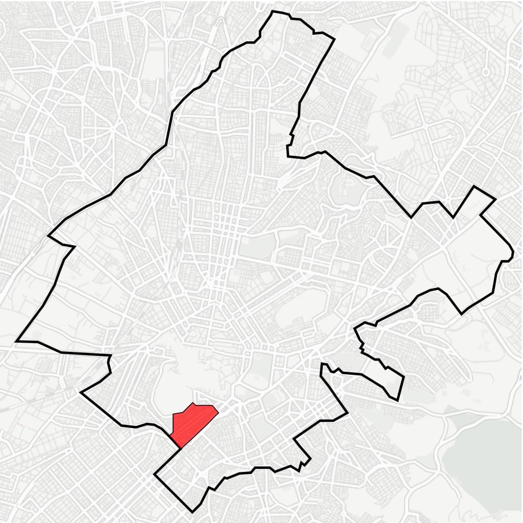 carte de koukaki Athènes