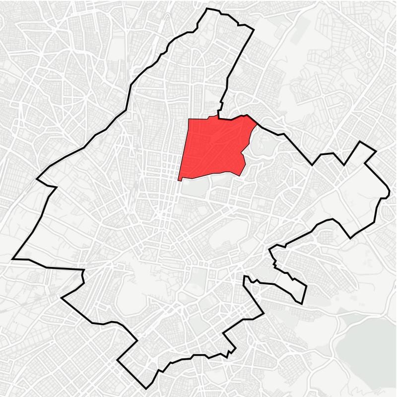 carte de kypseli Athènes