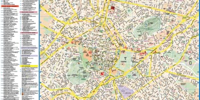 Athènes, grèce, carte de visites