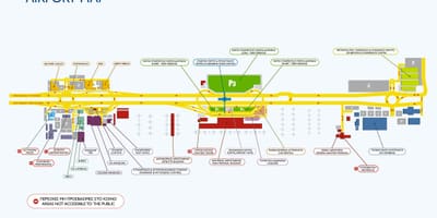 L'aéroport Eleftherios venizelos carte