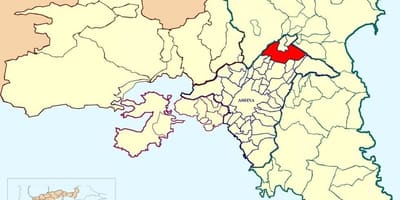Kifissia de la grèce de la carte
