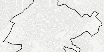 Carte de koukaki Athènes