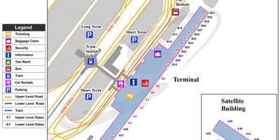 L'aéroport d'athènes porte carte
