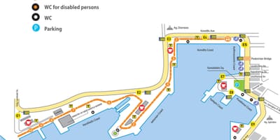 Athènes ports de la carte