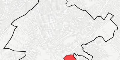 Carte de pagrati Athènes