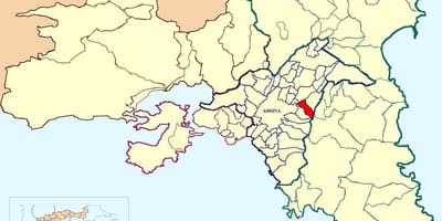 Carte de vyronas Athènes